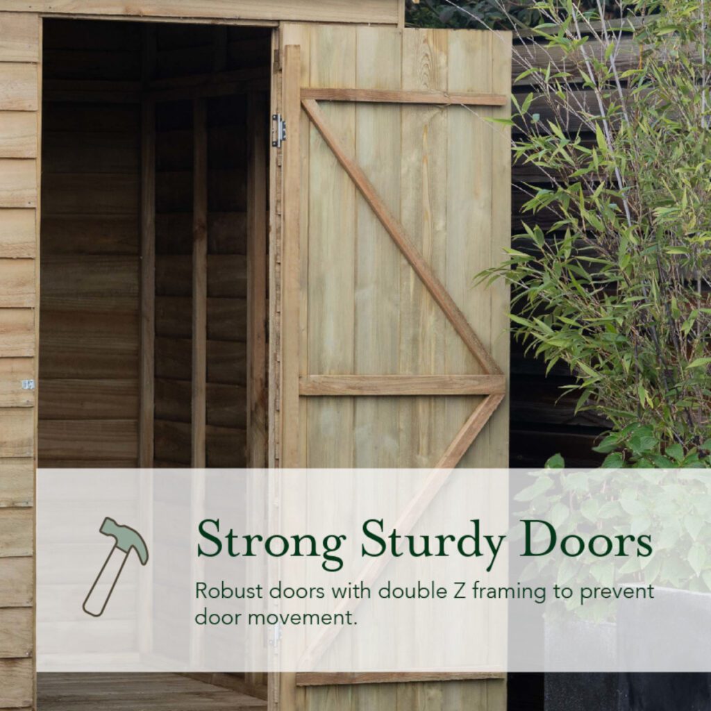 4LIFE Apex Shed 5×3 – Single Door – 2 Window 5013053199442 2